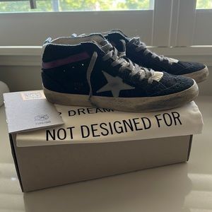 GGDB midstar charcoal /soft black suede